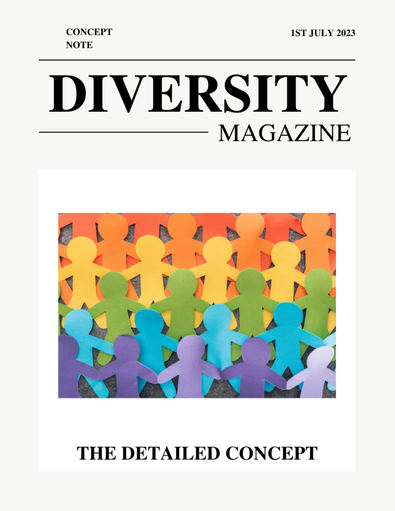 diver sity magazine concept